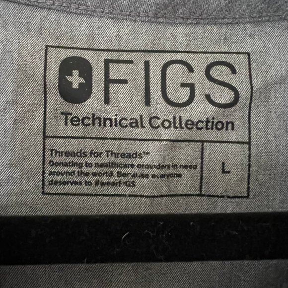 Figs Gray Men's Shirt - Picture 4 of 4